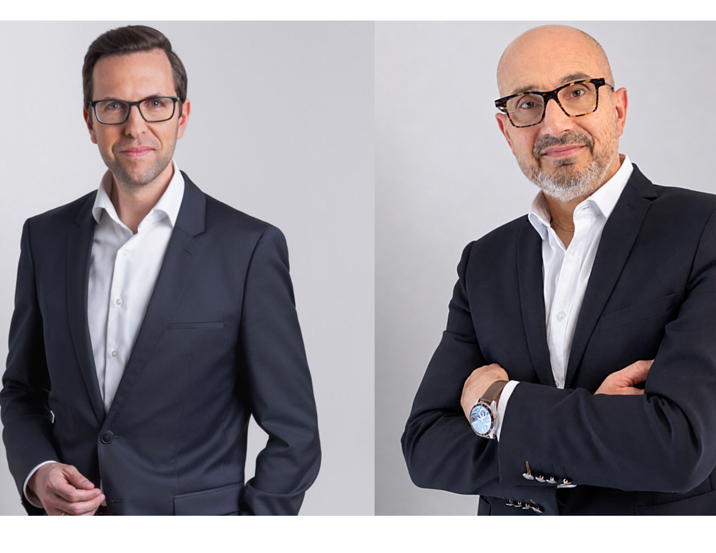 Von links: Christoph Knogler, CEO KEBA Gruppe und Bruno Coupechoux, Geschäftsführer Transtechnik