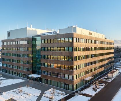Diagnostik-Innovationszentrum von Roche in Penzberg Außenansicht Diagnostik-Innovationszentrum von Roche in Penzberg