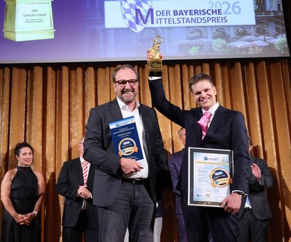 Auszeichnung: Safelog erhält Bayerischen Mittelstandspreis 2026 Auszeichnung: Safelog erhält Bayerischen Mittelstandspreis 2026