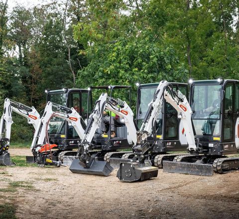 Bobcat: Minibagger drehen ganz groß auf Bobcat: Minibagger drehen ganz groß auf