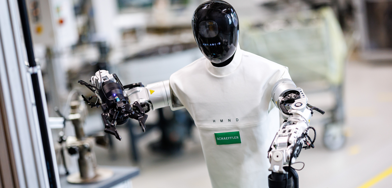 Schaeffler kooperiert mit Humanoid: Schaeffler wird humanoide Roboter von Humanoid in sein globales Fertigungsnetzwerk integrieren. Schaeffler wird humanoide Roboter von Humanoid in sein globales Fertigungsnetzwerk integrieren.