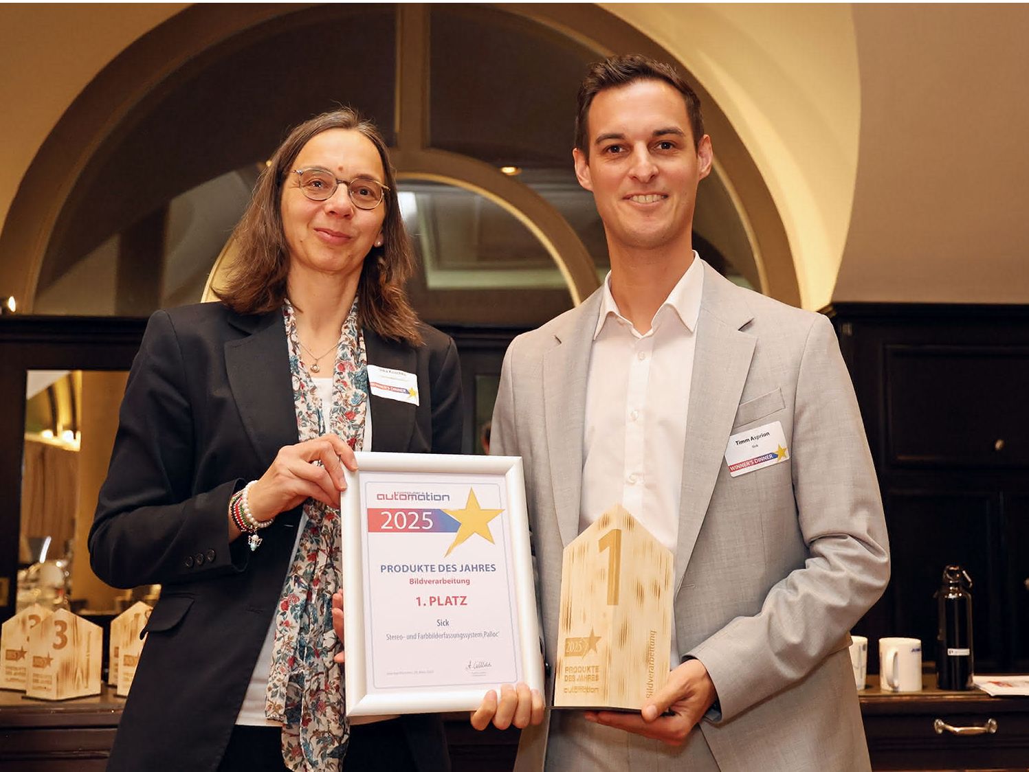 Bildverarbeitung – 1. Platz: Sick – Stereo- und Farbbilderfassungssystem‚Palloc‘ Bildverarbeitung – 1. Platz: Sick – Stereo- und Farbbilderfassungssystem‚Palloc‘