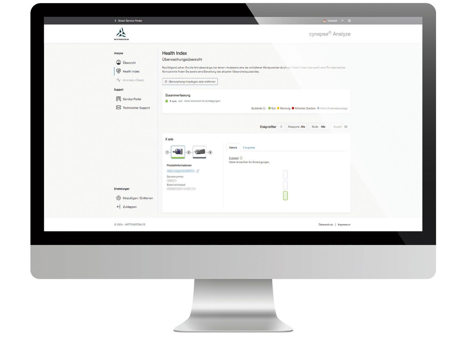 Antriebstechnik – 3. Platz: Wittenstein alpha – Smarte Analysetool ‚Health Index‘ Antriebstechnik – 3. Platz: Wittenstein alpha – Smarte Analysetool ‚Health Index‘