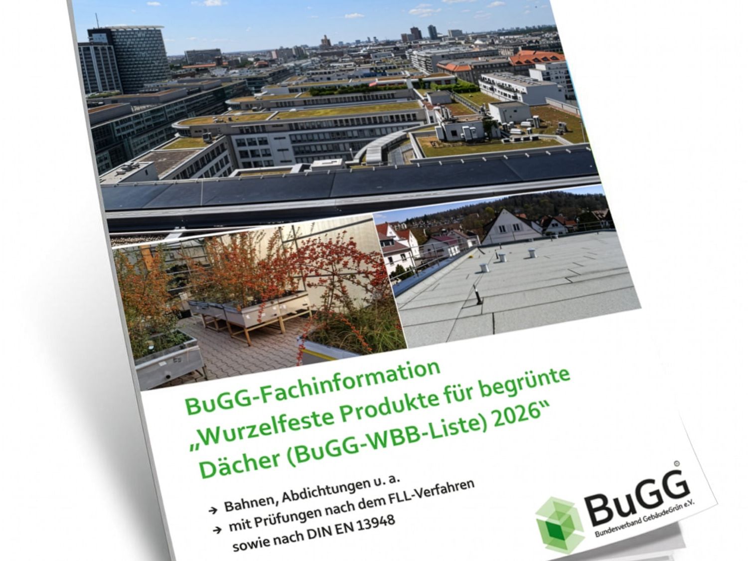 Die neue Fachinformation vom Bundesverband GebäudeGrün Die neue Fachinformation vom Bundesverband GebäudeGrün