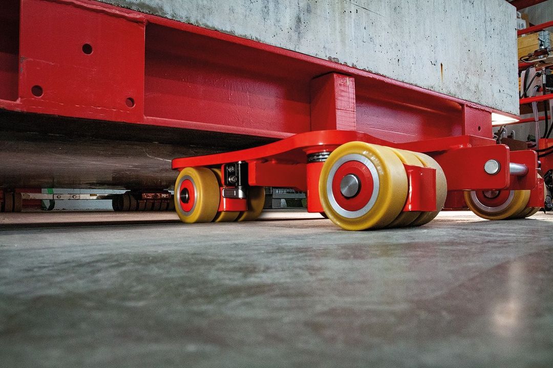 Transporttechnik: JKB-Fahrwerke von Jung erhalten neue Fixierung