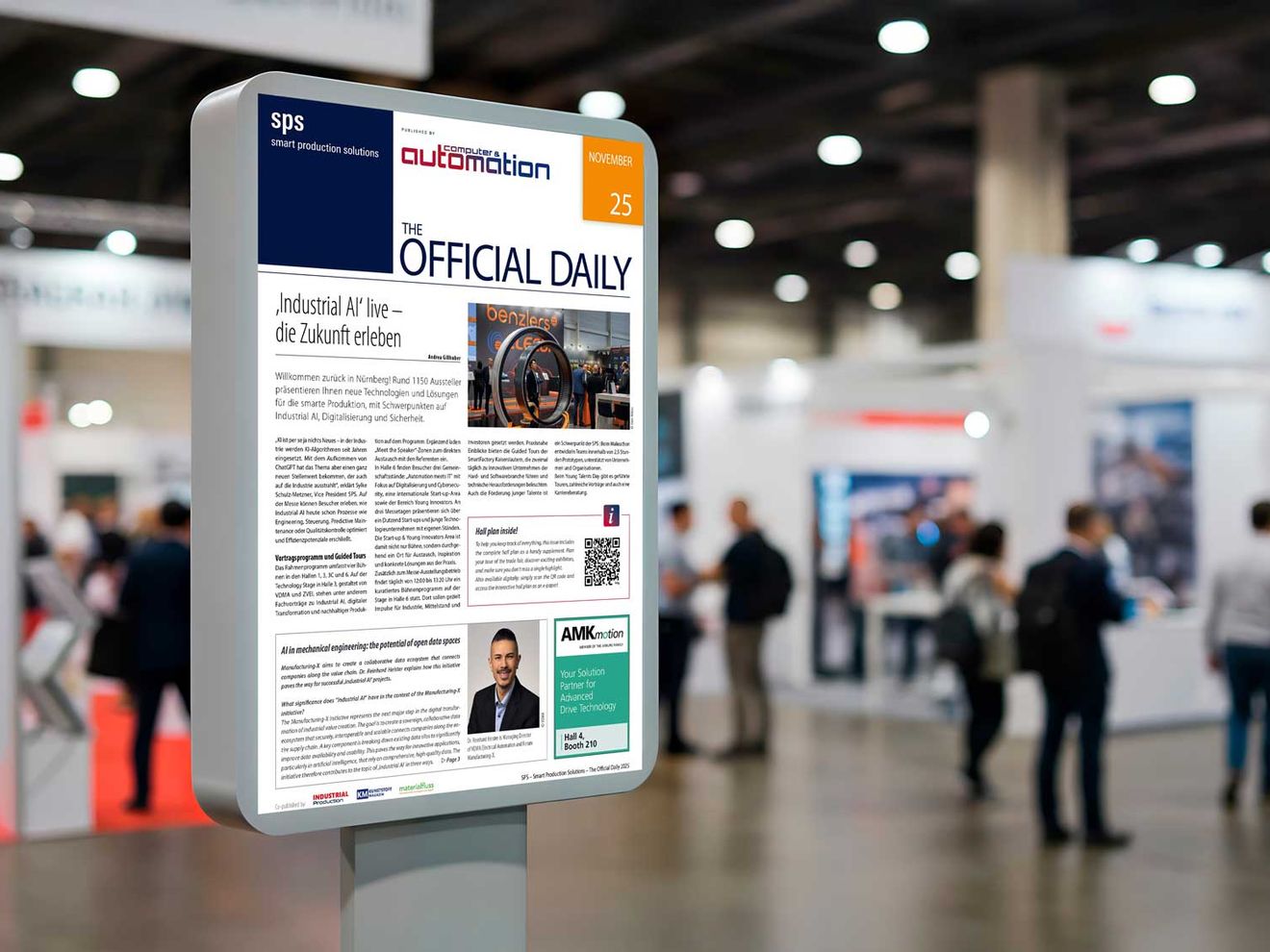 Das E-Paper zur SPS 2025: THE OFFICIAL DAILY - Tag 1 Interactive Das E-Paper zur SPS 2025: THE OFFICIAL DAILY - Tag 1 Interactive