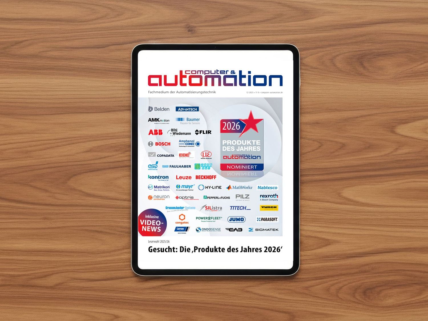 ‚Produkte des Jahres 2026‘: E-Paper mit Videonews: Die nominierten Produkte im Überblick ‚Produkte des Jahres 2026‘: E-Paper mit Videonews: Die nominierten Produkte im Überblick