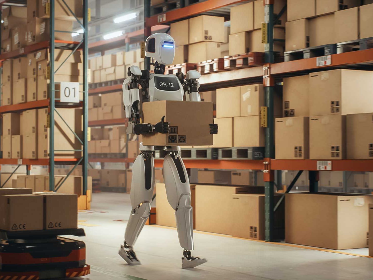 Agentic AI bis zum Jahr 2030: Humanoide Roboter in der Logistik