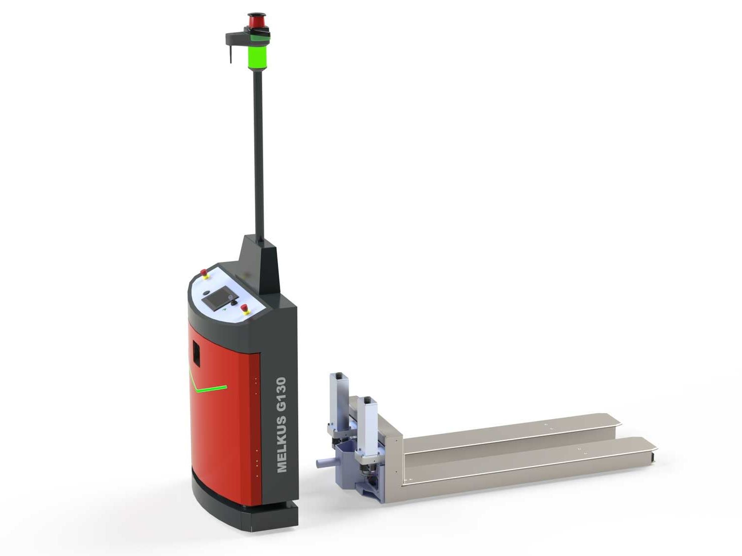 Redesign: Modulares AGV mit wechselbarer Lastaufnahme