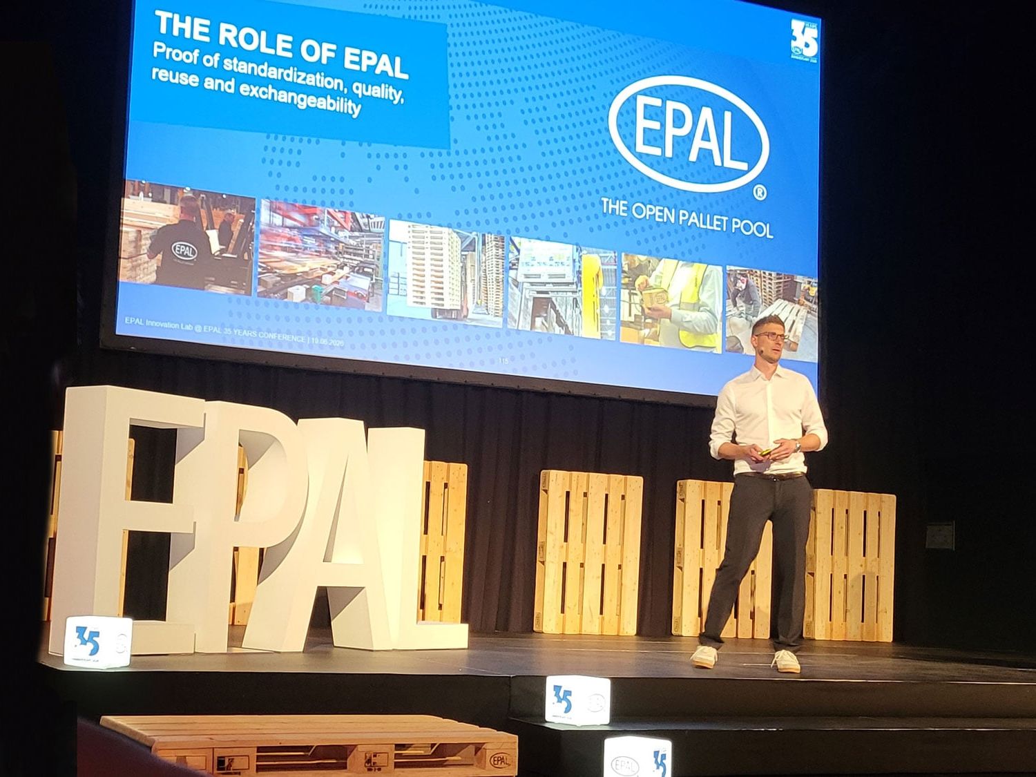 EPAL-Jubiläum: Von der Holzpalette zum Datenträger