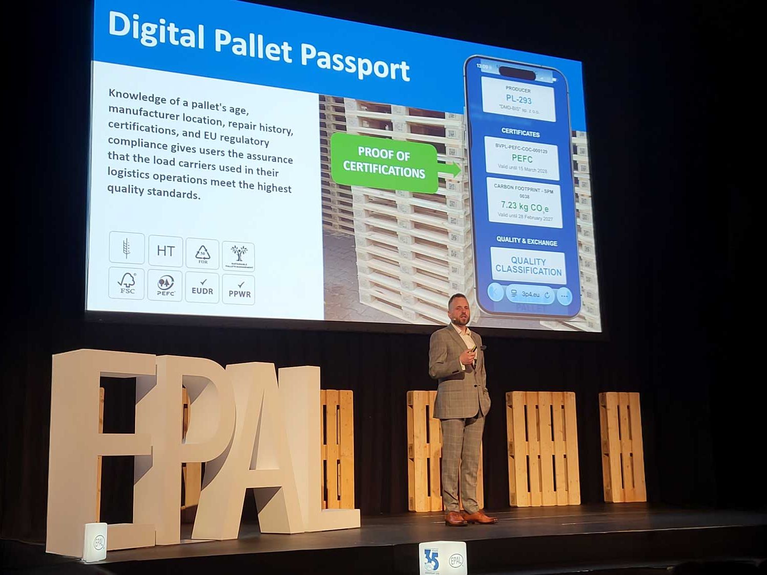 EPAL-Jubiläum: Von der Holzpalette zum Datenträger