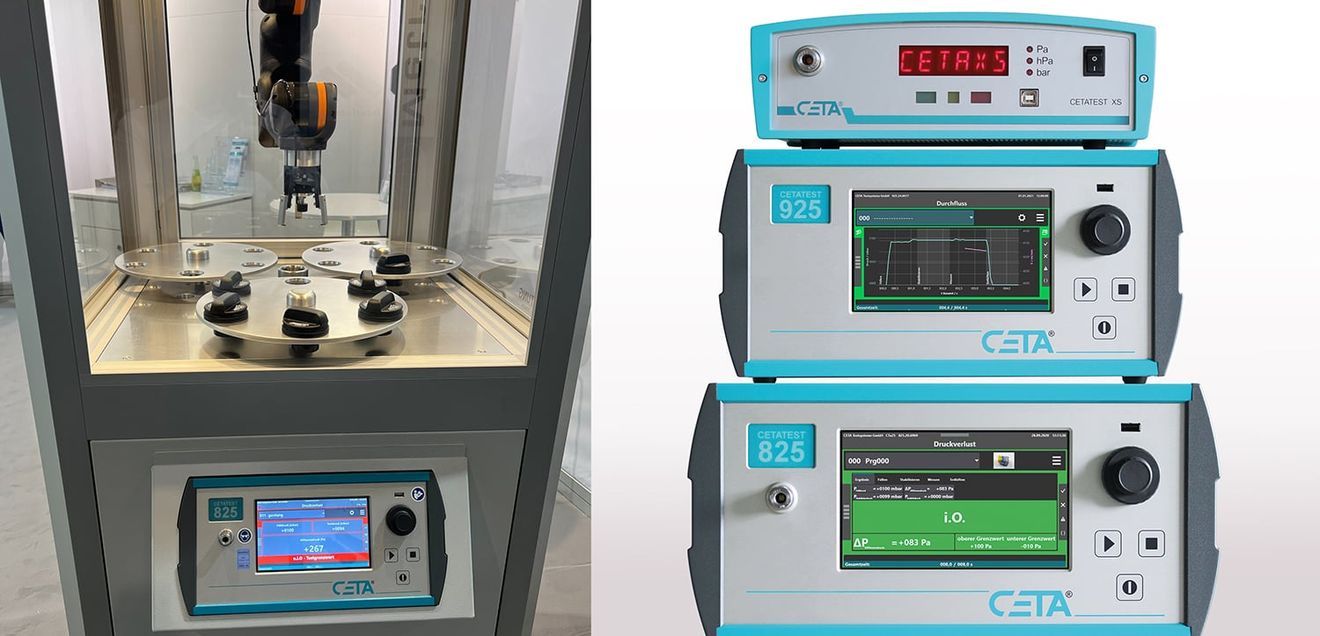 Prüftechnik und Zubehör für Prüfstände: Dichtheits- und Durchflussprüfung