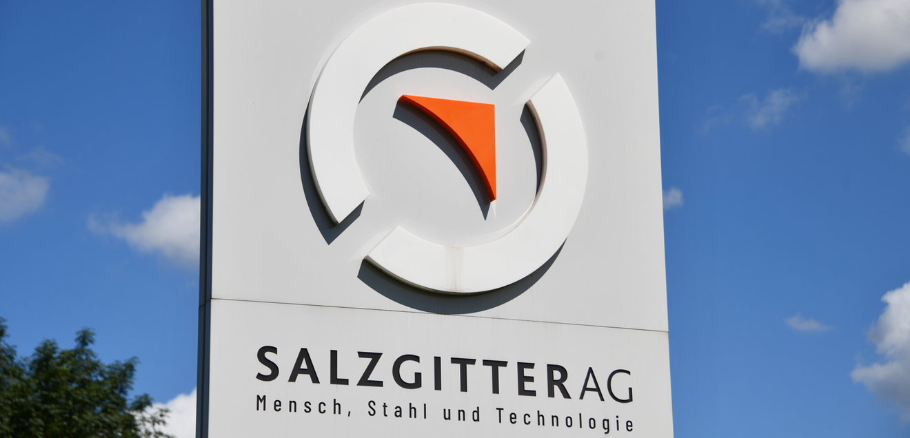 Salzgitter AG Hauptquartier Firmenschild