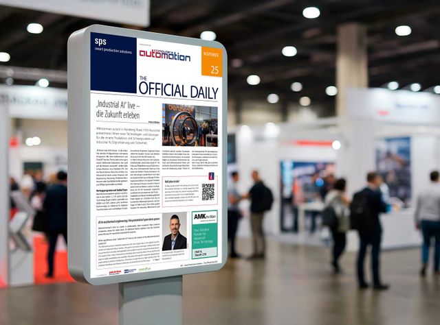 Das E-Paper zur SPS 2025: THE OFFICIAL DAILY - Tag 1 Interactive Das E-Paper zur SPS 2025: THE OFFICIAL DAILY - Tag 1 Interactive