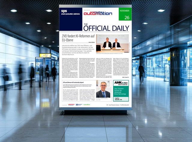 Das E-Paper der SPS 2025: THE OFFICIAL DAILY 2025 - Tag 2
