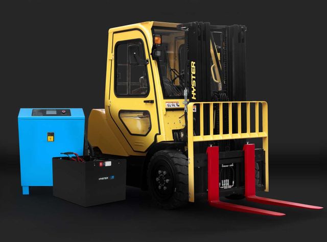 Lithium-Ionen-System für Gabelstapler: Hyster optimiert Staplerflotten Lithium-Ionen-System für Gabelstapler: Hyster optimiert Staplerflotten