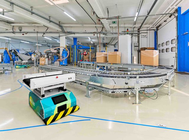 LEO flow in use at Alber Eger: Smart automated material flow