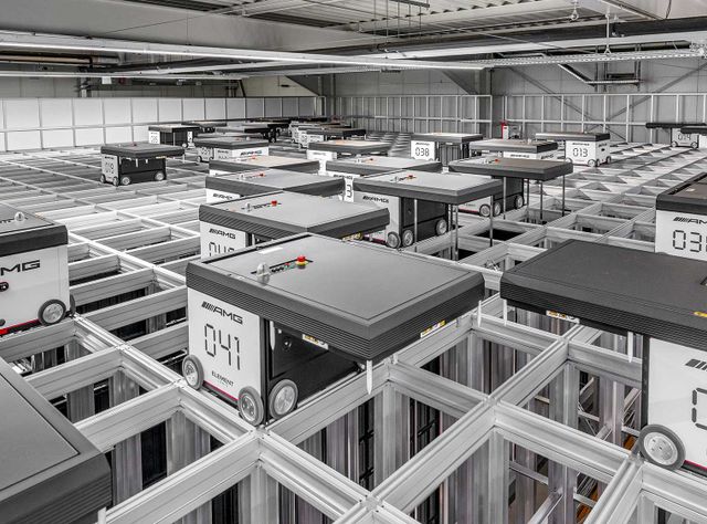 Lagerautomatisierung im Mercedes-AMG Werk: Element Logic optimiert AMG-Logistik Lagerautomatisierung im Mercedes-AMG Werk: Element Logic optimiert AMG-Logistik