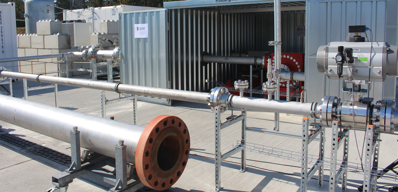 Hydrogen Pipelines Put to the Test: New Real-World Laboratory Tests the Safety and Resilience of Hydrogen Networks New real-world laboratory for hydrogen networks at the Technical Safety Test Site of the Federal Institute for Materials Research and Testing.