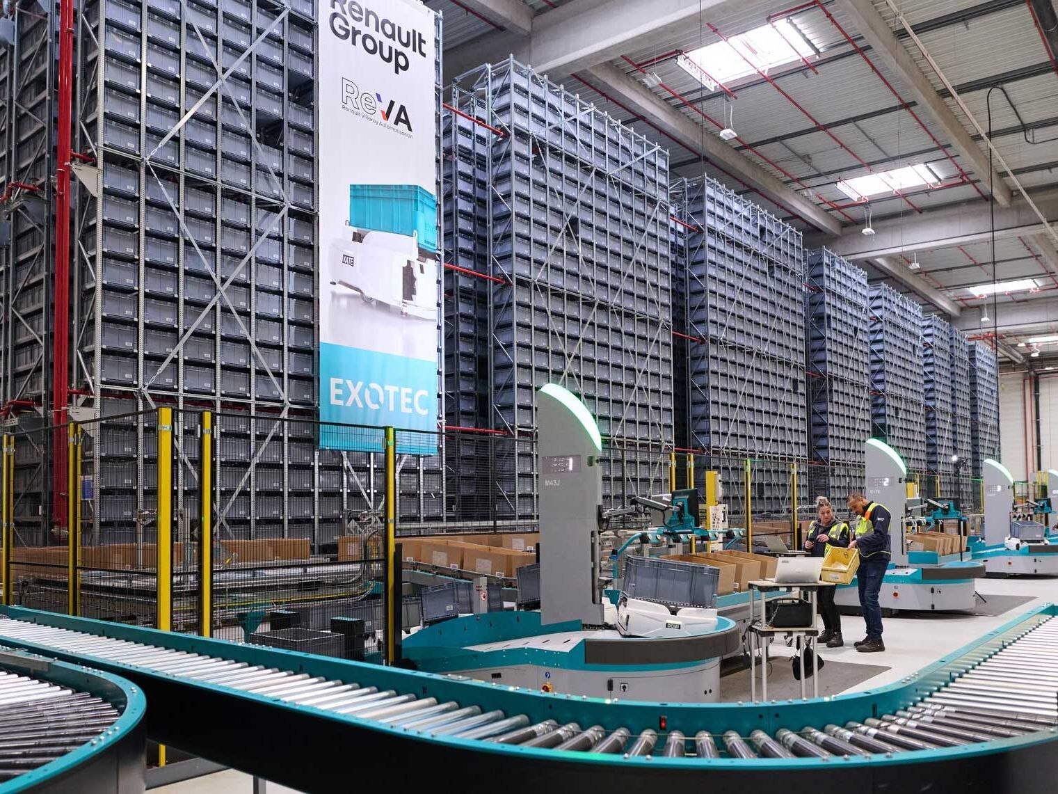 Kooperation: 89 Roboter für Renault: Exotec bringt Skypod-System nach Brühl Kooperation: 89 Roboter für Renault: Exotec bringt Skypod-System nach Brühl
