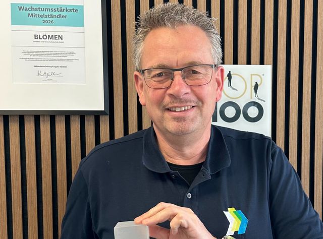 Blömen VuS GmbH zählt zu den wachstumsstärksten Mittelständlern Deutschlands