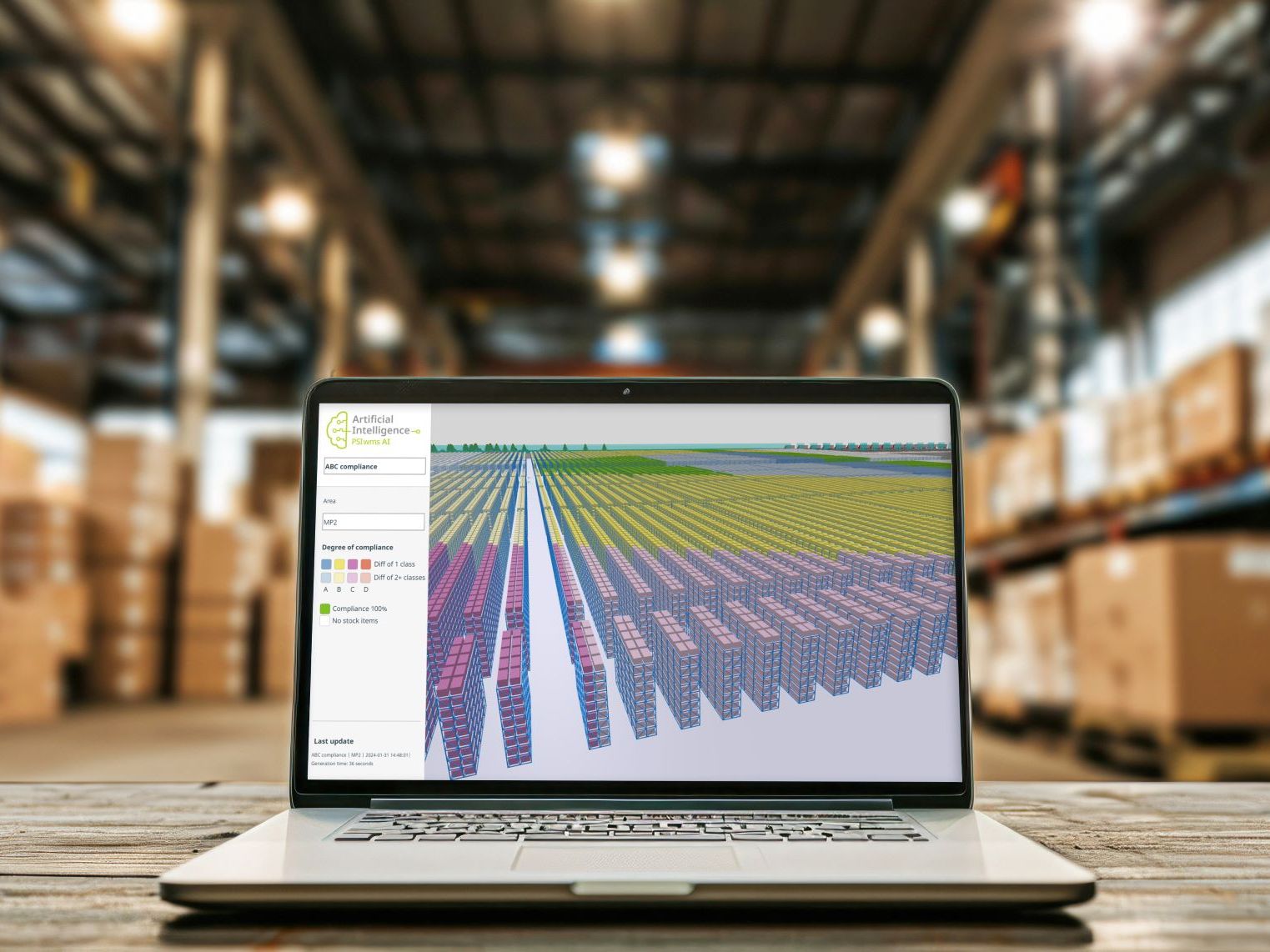 Nominated as product of the year 2025: PSI Software Logistics: PSIwms AI