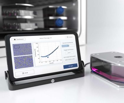 Lebendzell-Experimente: Zelluläre Prozesse beobachten Cellwatcher mit Kontrolldisplay