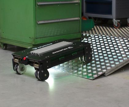 Wheel modules with specially shaped Mecanum wheels
