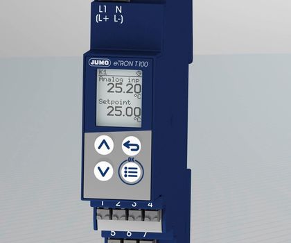 Thermostat: Viele Funktionen auf der Schiene Thermostat: Viele Funktionen auf der Schiene