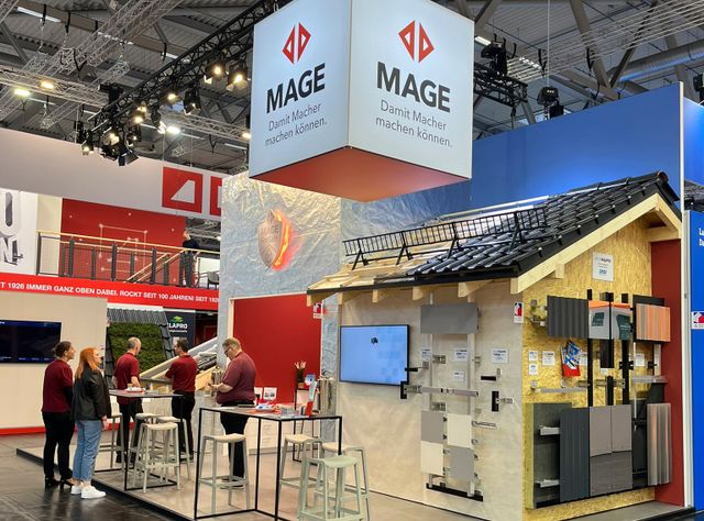 MAGE mit geschärftem Profil auf der Dach + Holz 2026 MAGE mit geschärftem Profil auf der Dach + Holz 2026