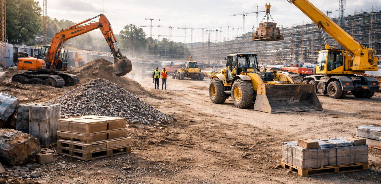 Die Kandidaten der Kategorie Baumaschinen
