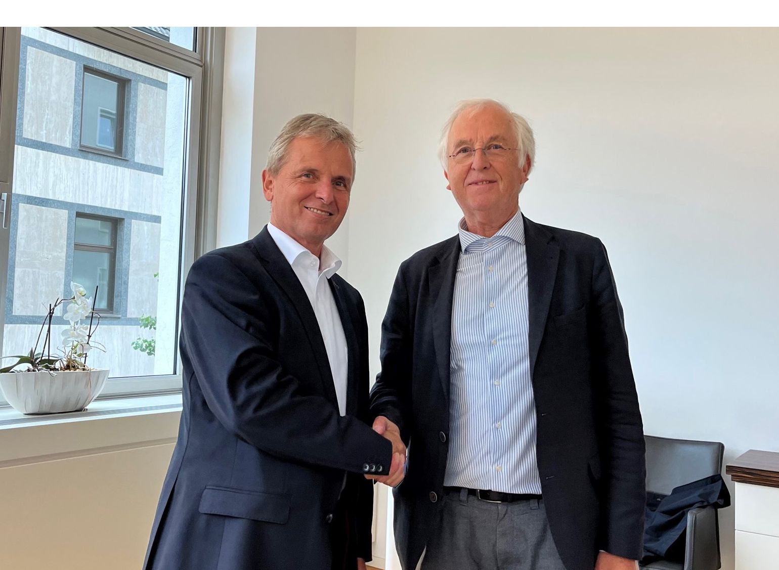 Dr. Friedrich Santner und Peter Eßer