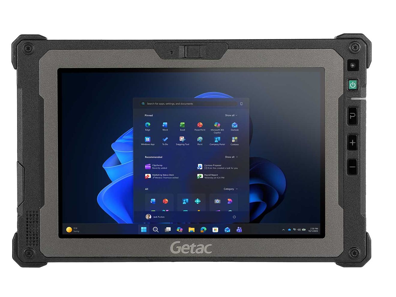Productivity guaranteed all day long: Rugged tablets for a wide range of applications Productivity guaranteed all day long: Rugged tablets for a wide range of applications