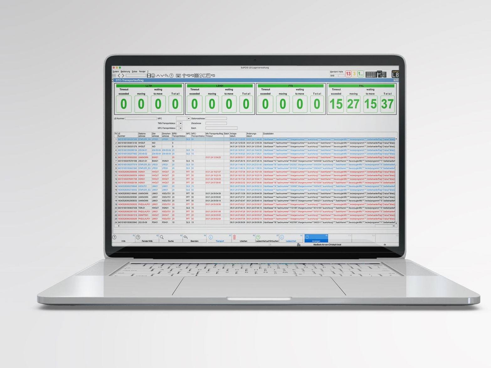 S&P facilitates automated warehouse operations with efficient transport coordination and a new user interface. The new generation: SuPCIS-DTC - Dynamic Transport Control.