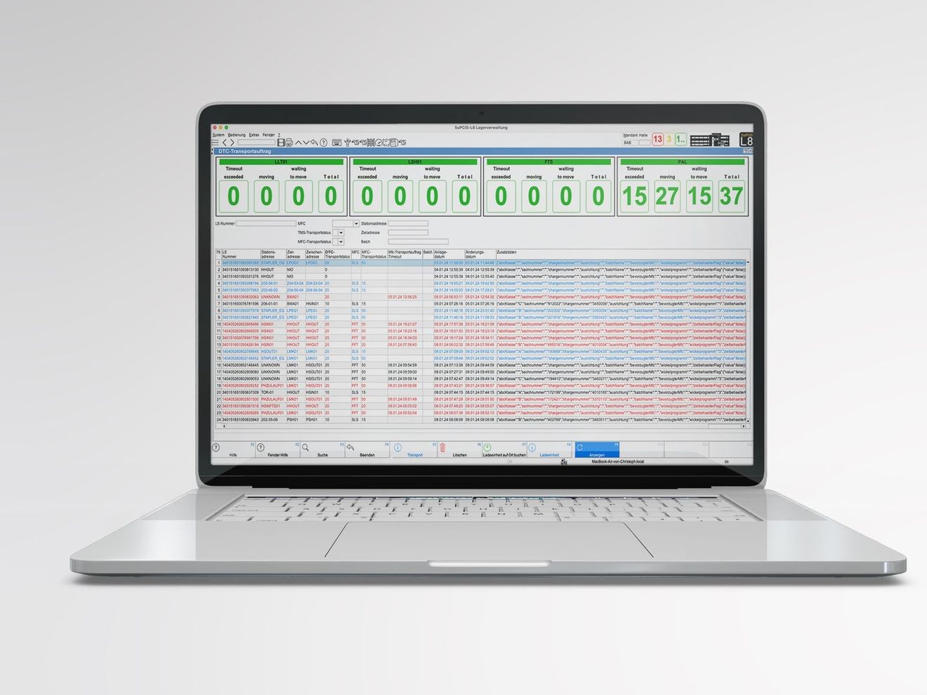 S&P facilitates automated warehouse operations with efficient transport coordination and a new user interface. The new generation: SuPCIS-DTC - Dynamic Transport Control.