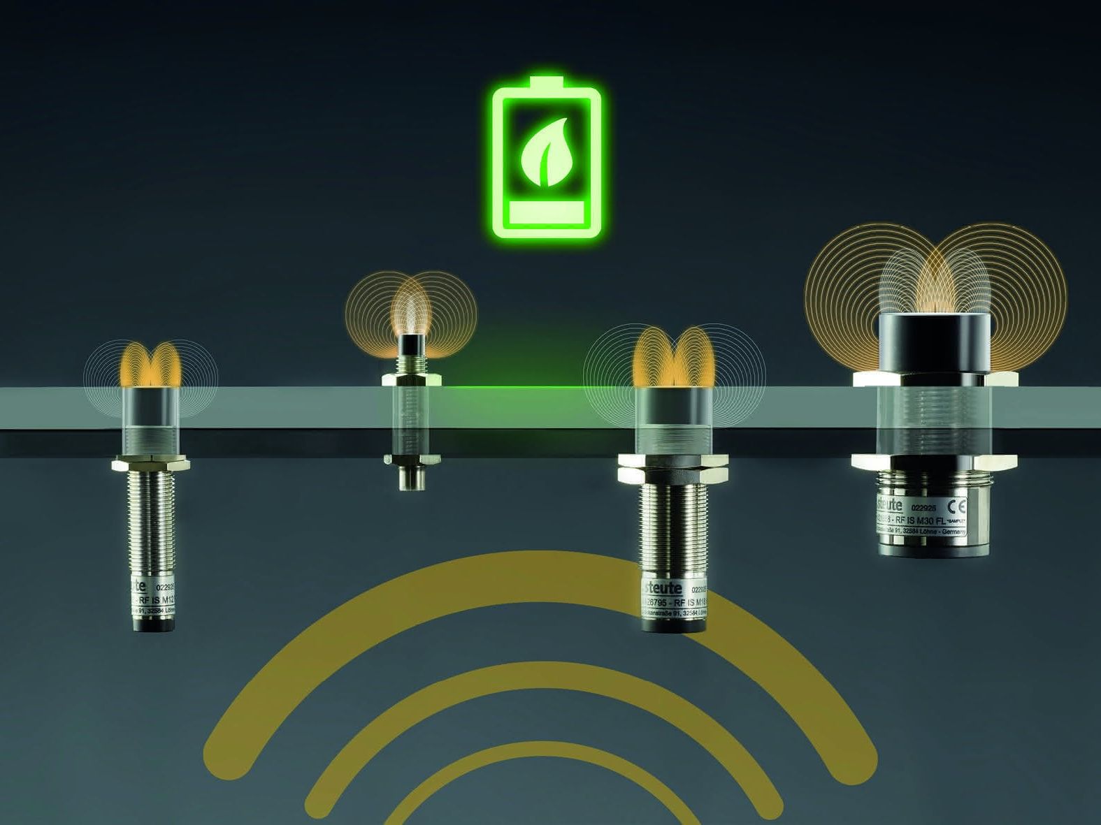 Wireless inductive sensors - For flush and non-flush installation Wireless inductive sensors - For flush and non-flush installation