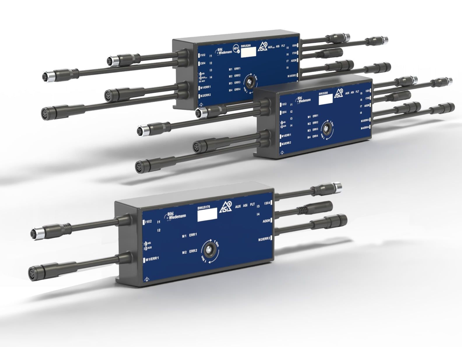 Nominiert als Produkt des Jahres 2026: Bihl+Wiedemann: ASi-5 Kabelkanal-Motormodule Nominiert als Produkt des Jahres 2026: Bihl+Wiedemann: ASi-5 Kabelkanal-Motormodule