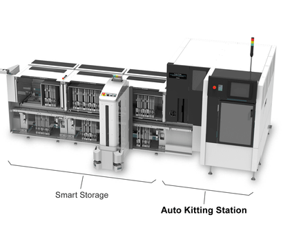 SMT-Floor-Automatisierung: Automatisiertes Bestücken von Feedern mit Gurtrollen