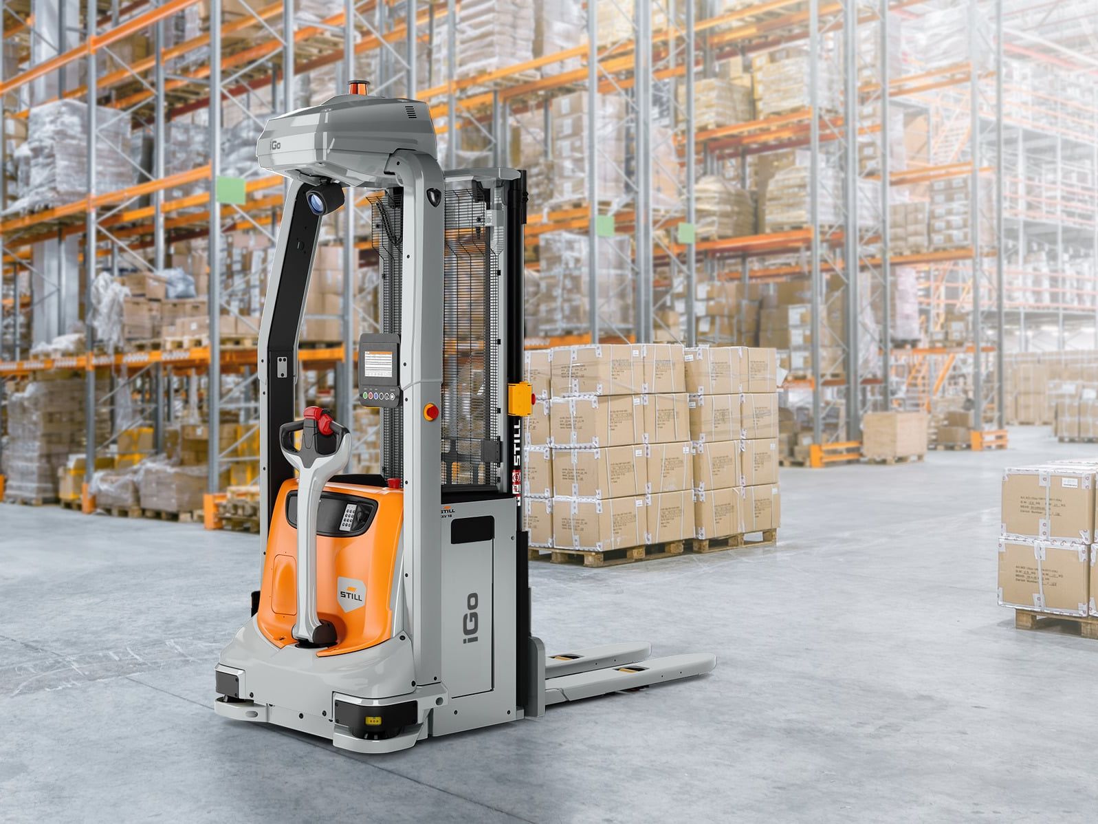 Nominiert als Produkt des Jahres 2025: STILL: Automatisierter Hochhubwagen STILL EXV iGo