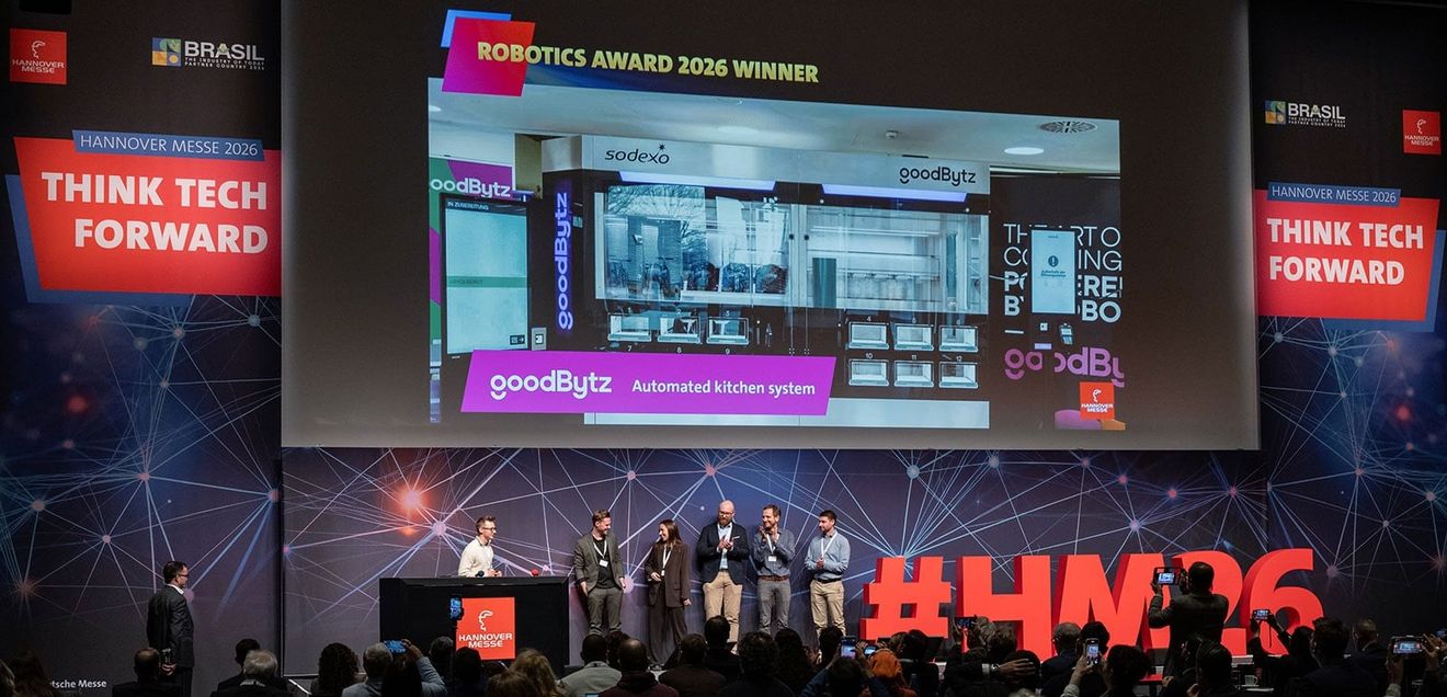 Hannover Messe: GoodBytz erhält den Robotics Award 2026 Hannover Messe: GoodBytz erhält den Robotics Award 2026