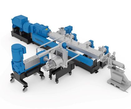 Recycling-Anlage für PCR: Neuer Filtrationscompounder für mehr Qualität Recycling-Anlage für PCR: Neuer Filtrationscompounder für mehr Qualität