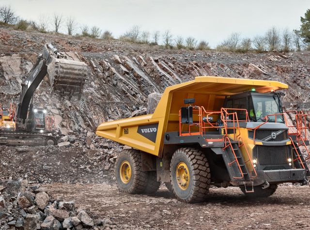Volvo CE zeigt auf der Steinexpo 2026 Lösungen für effiziente Steinbruchprozesse