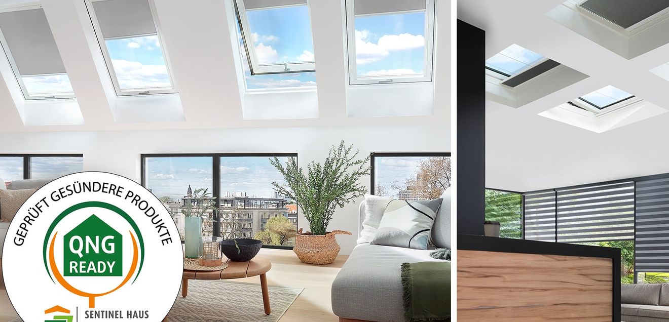 Roto hat als erster Dachfenster-Hersteller das QNG ready Siegel erhalten (Foto: Roto)