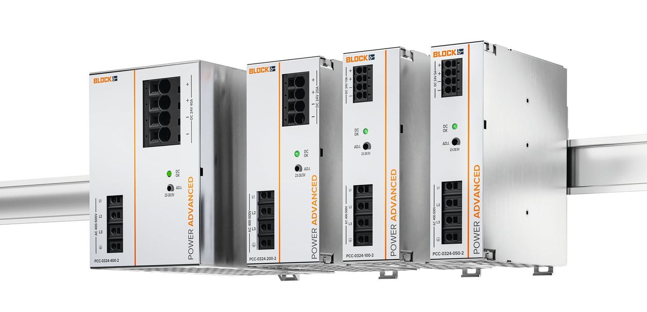 Block: Flexible three-phase power supplies