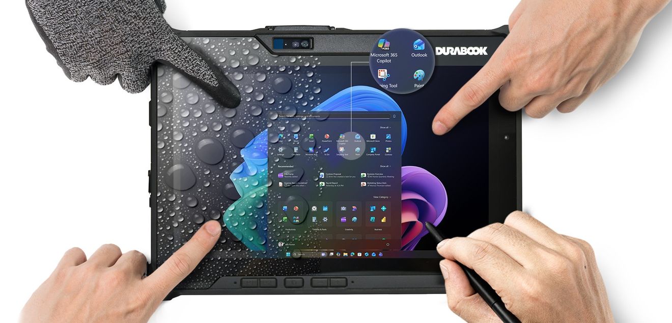 Das R10 rugged Tablet von Durabook Das R10 rugged Tablet von Durabook