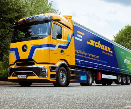 Über 60 neue Lkw: Schuon setzt auf eine zukunftsfähige Flotte Über 60 neue Lkw: Schuon setzt auf eine zukunftsfähige Flotte