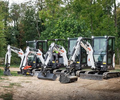 Bobcat: Minibagger drehen ganz groß auf Bobcat: Minibagger drehen ganz groß auf