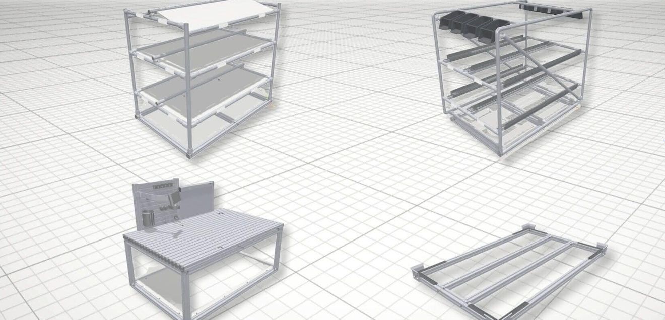 Transportsysteme: Standardisiert im Aufbau, flexibel im Einsatz Transportsysteme: Standardisiert im Aufbau, flexibel im Einsatz