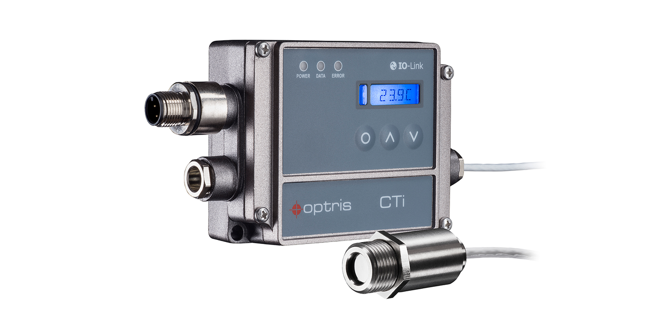 Optris: CTi-Pyrometer mit EtherCAT und IO-Link