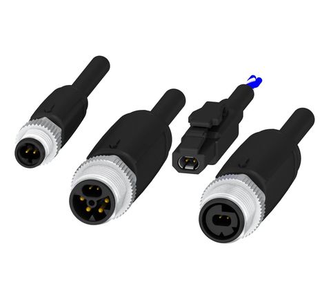 SPE-Steckverbinder in unterschiedlichen Bauformen. SPE-Steckverbinder in unterschiedlichen Bauformen.